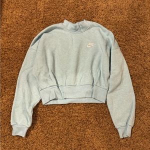 Nike Mock Neck Cropped Sweater